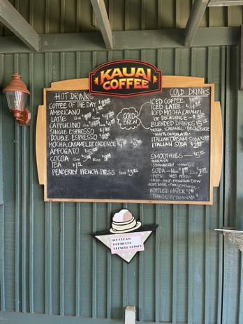 Kauai Coffee Company　看板